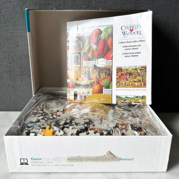 Storin' Up Charles Wysocki 1000 Piece Jigsaw Puzzle Buffalo Games - Complete - Picture 4 of 8